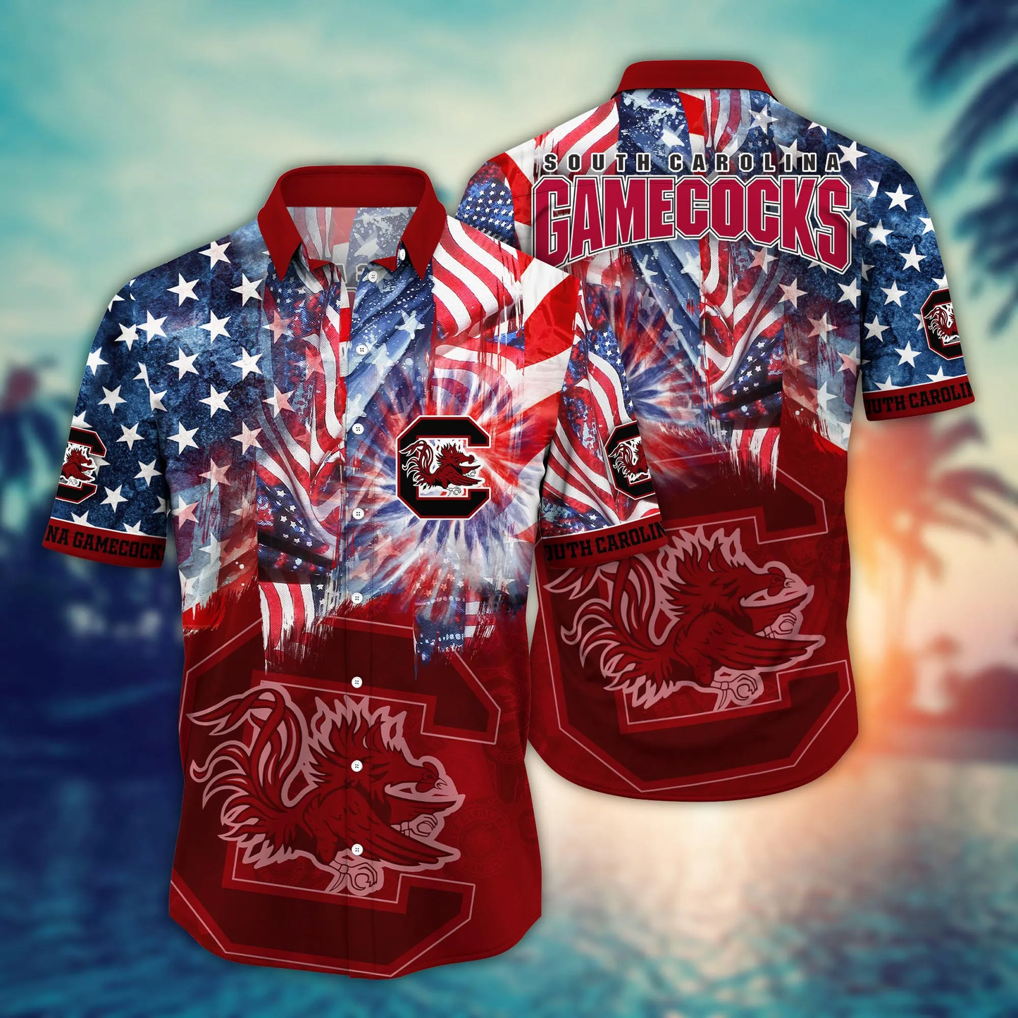 South Carolina Gamecocks - Hawaii Shirt  For Fans, Summer Football Shirts