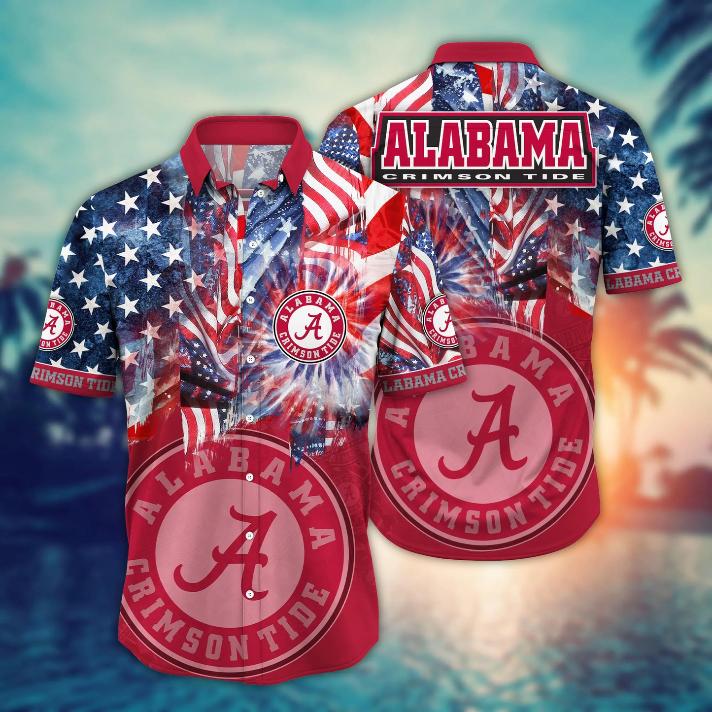 Alabama Crimson Tide | Hawaii Shirt And Tshirt For Fans, Summer Football Shirts