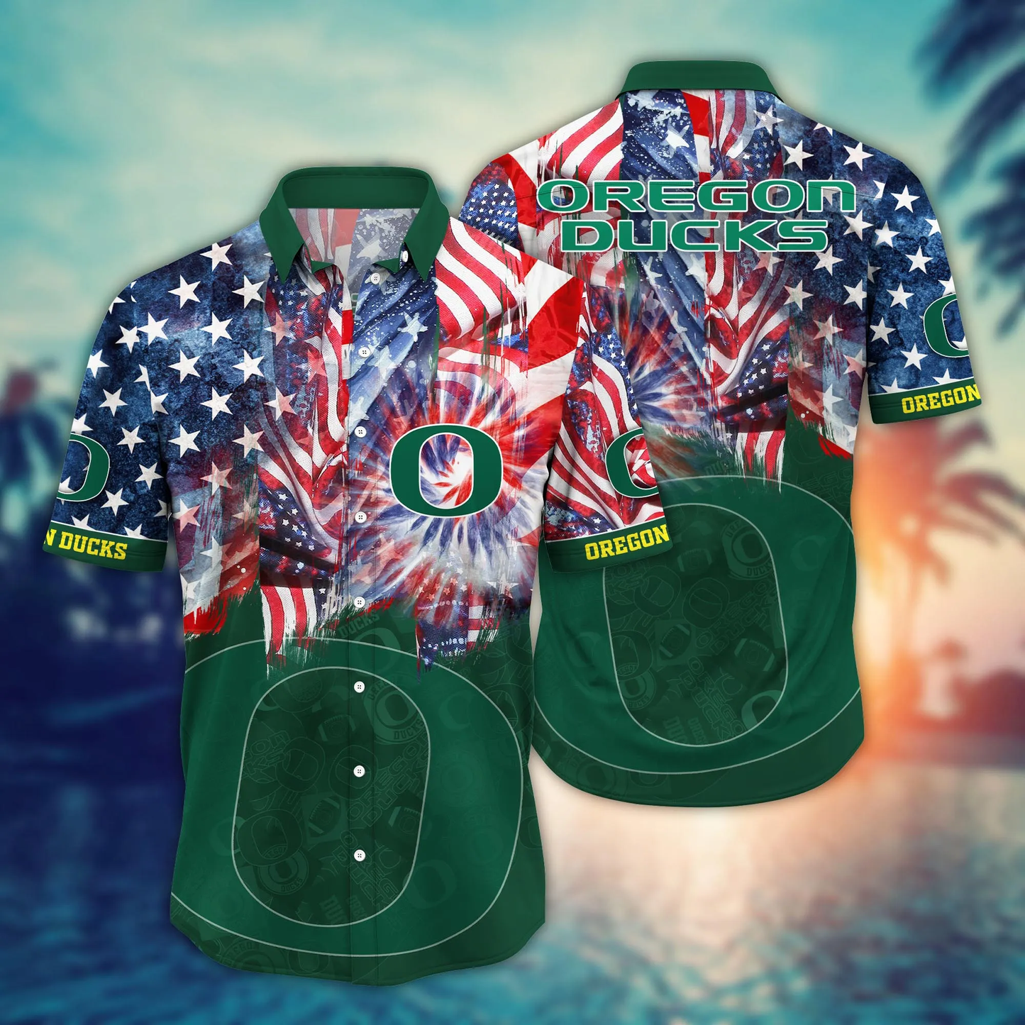 Oregon Ducks - Hawaii Shirt  For Fans, Summer Football Shirts