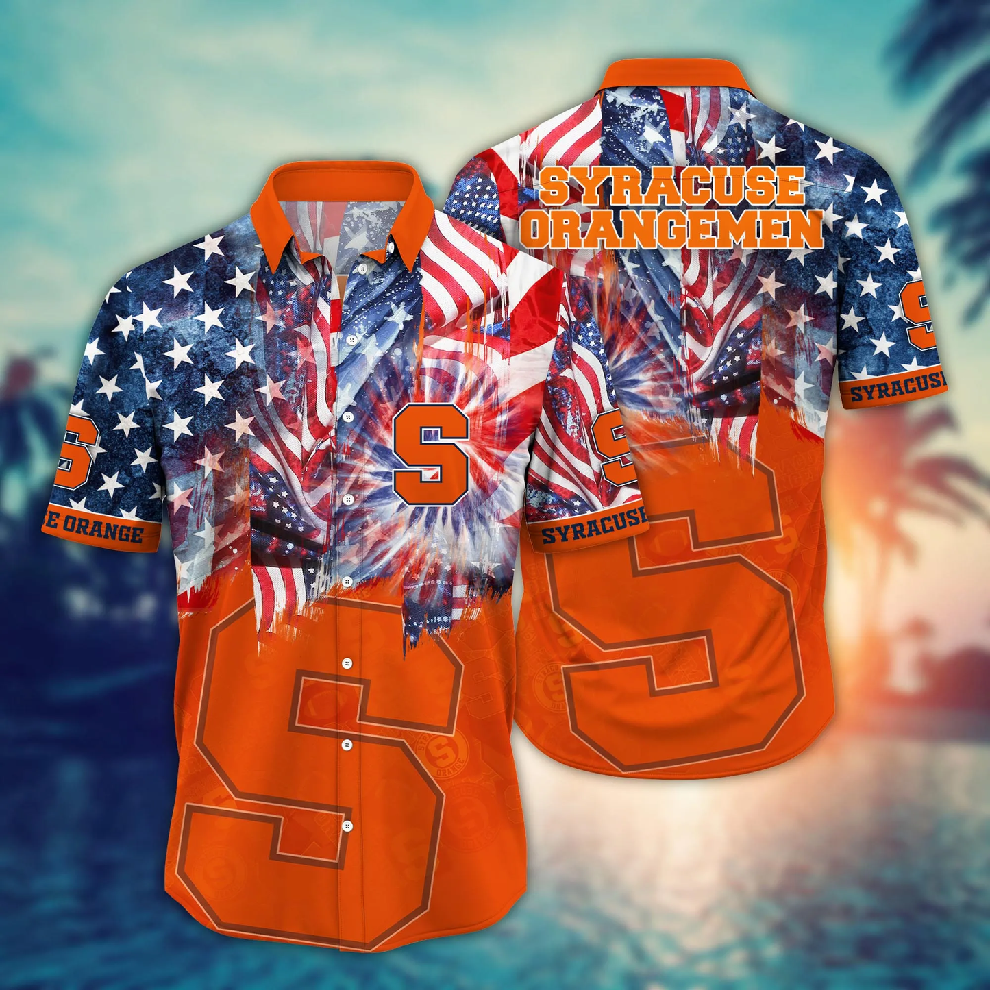 Syracuse Orange - Hawaii Shirt  For Fans, Summer Football Shirts