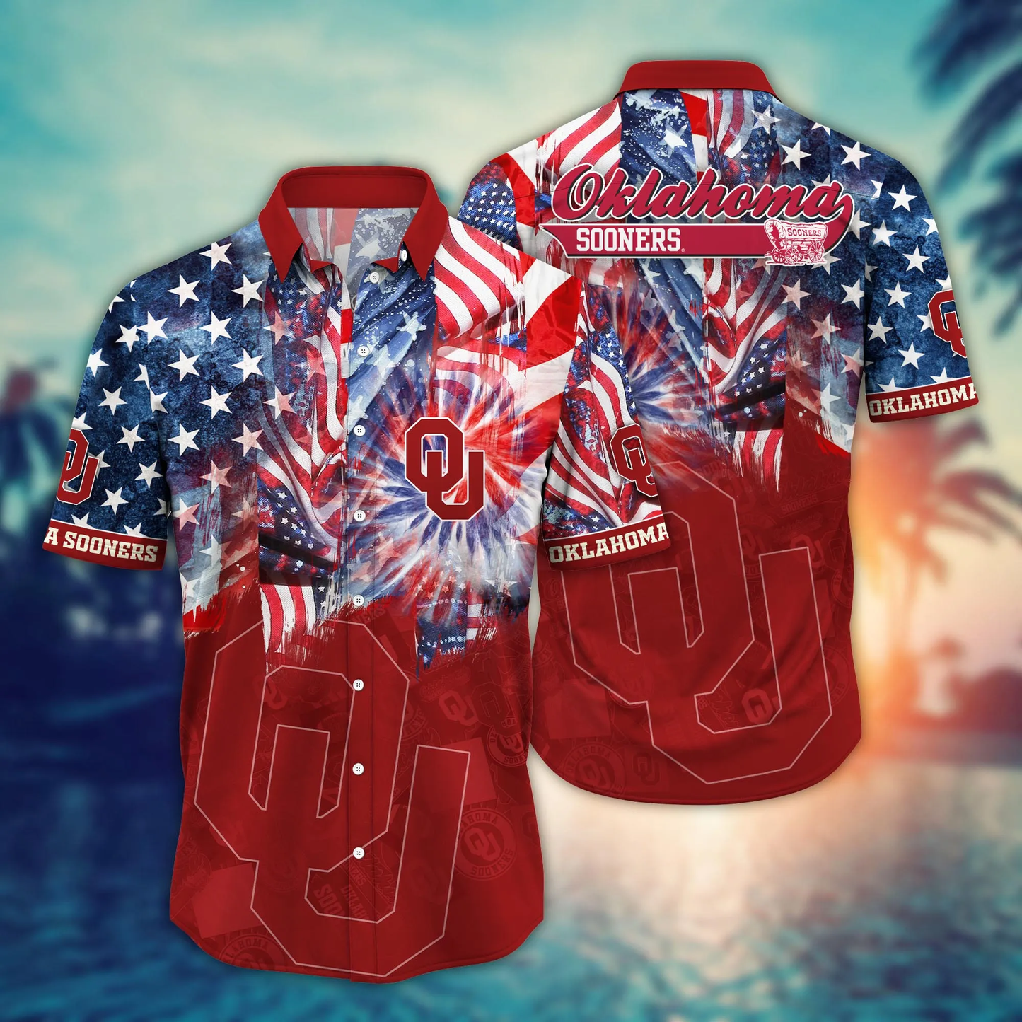 Oklahoma Sooners - Hawaii Shirt  For Fans, Summer Football Shirts