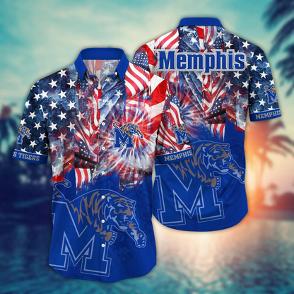 Memphis Tigers - Hawaii Shirt  For Fans, Summer Football Shirts