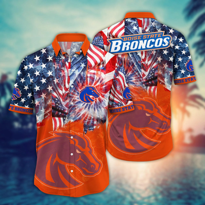 Boise State Broncos - Hawaii Shirt  For Fans, Summer Football Shirts