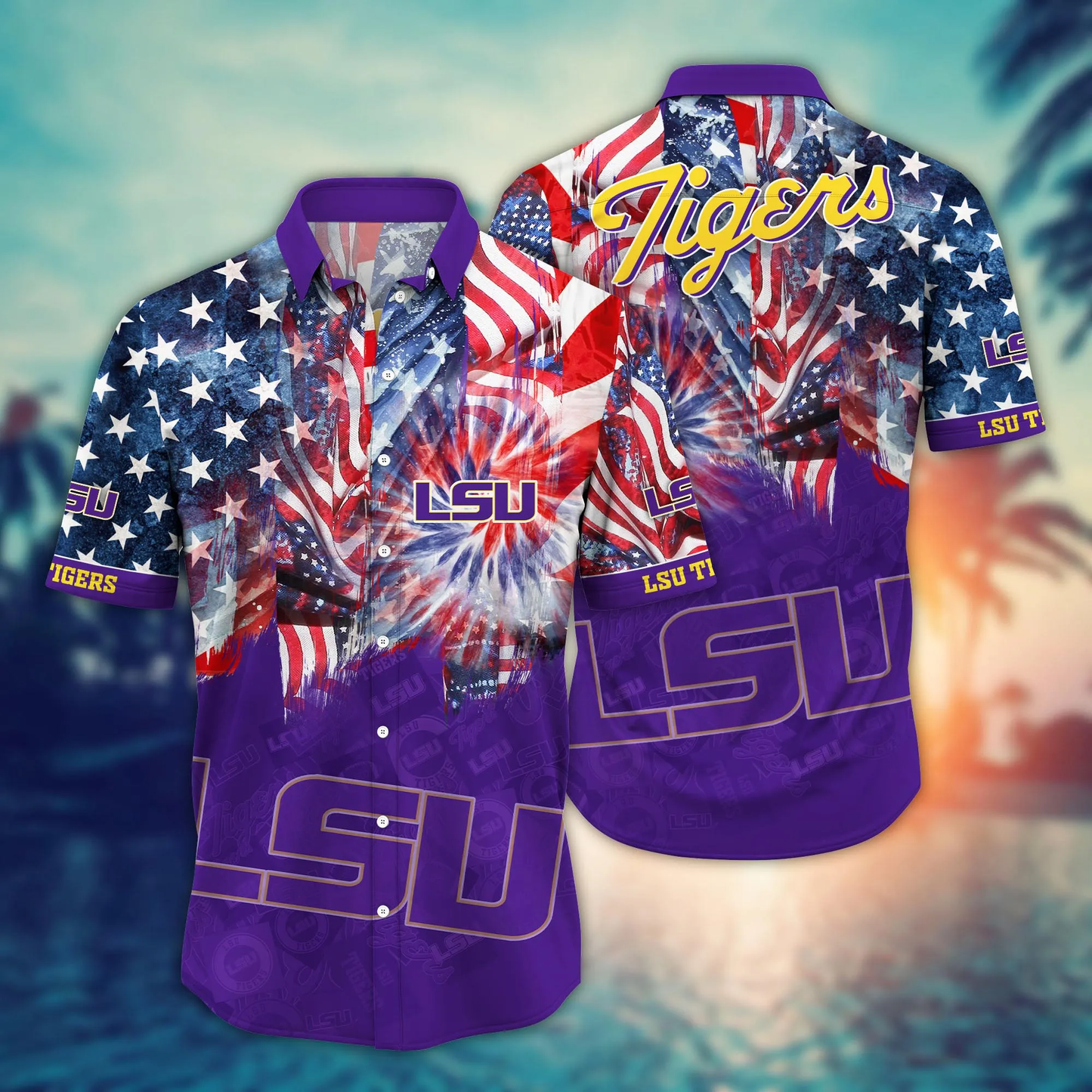 LSU - Hawaii Shirt For Fans, Summer Football Shirts