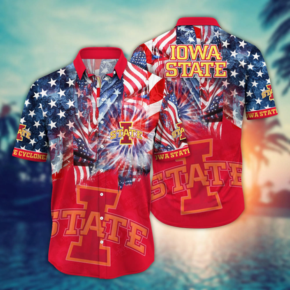 Iowa State Cyclones - Hawaii Shirt  For Fans, Summer Football Shirts