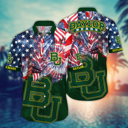 Baylor Bears - Hawaii Shirt  For Fans, Summer Football Shirts