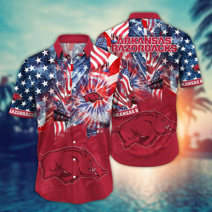 Arkansas Razorbacks - Hawaii Shirt  For Fans, Summer Football Shirts