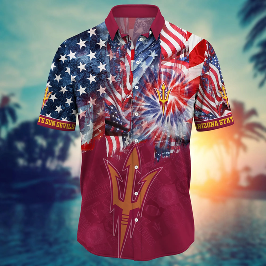 Arizona State Sun Devils - Hawaii Shirt  For Fans, Summer Football Shirts VT-HW001