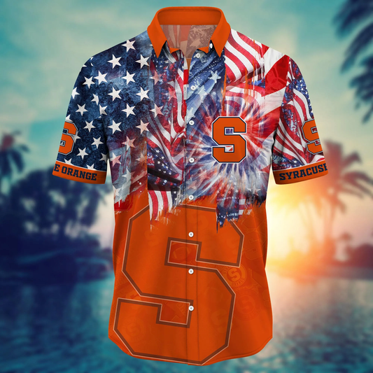 Syracuse Orange - Hawaii Shirt  For Fans, Summer Football Shirts VT-HW001