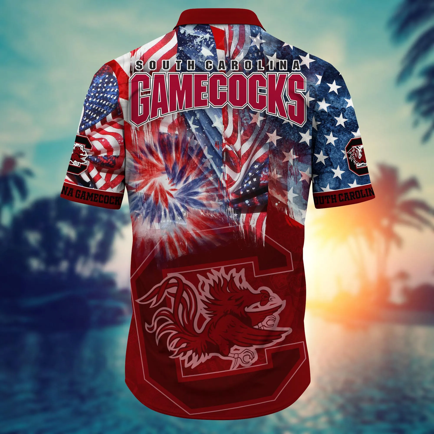 South Carolina Gamecocks - Hawaii Shirt  For Fans, Summer Football Shirts VT-HW001