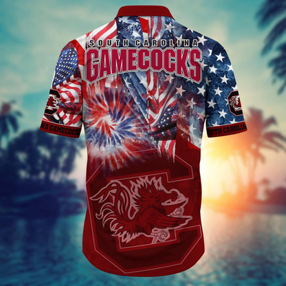 South Carolina Gamecocks - Hawaii Shirt  For Fans, Summer Football Shirts VT-HW001