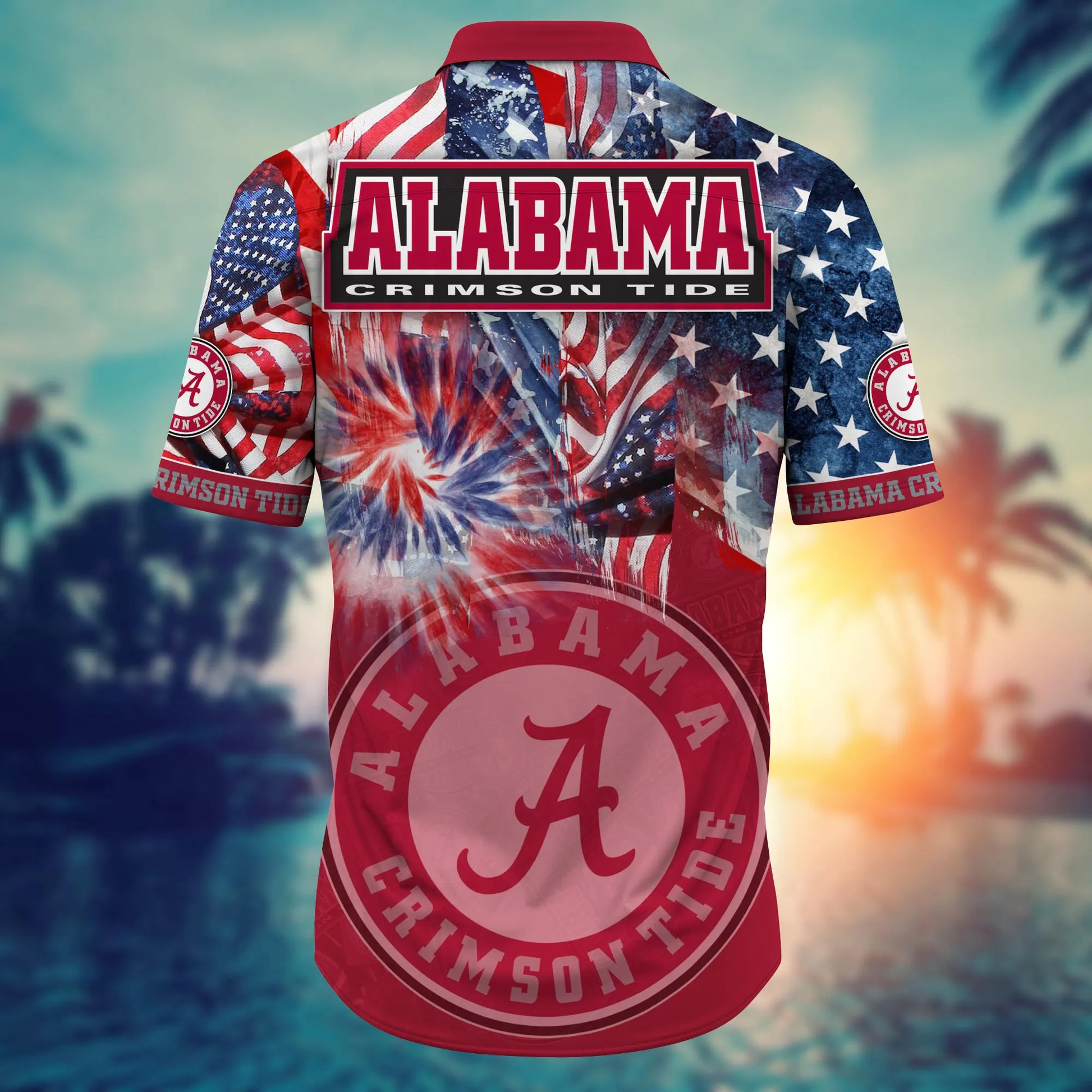 Alabama Crimson Tide | Hawaii Shirt And Tshirt For Fans, Summer Football Shirts VT-HW001