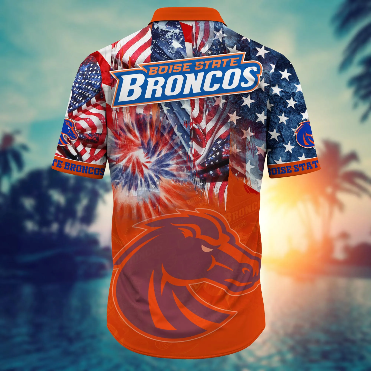 Boise State Broncos - Hawaii Shirt  For Fans, Summer Football Shirts VT-HW001
