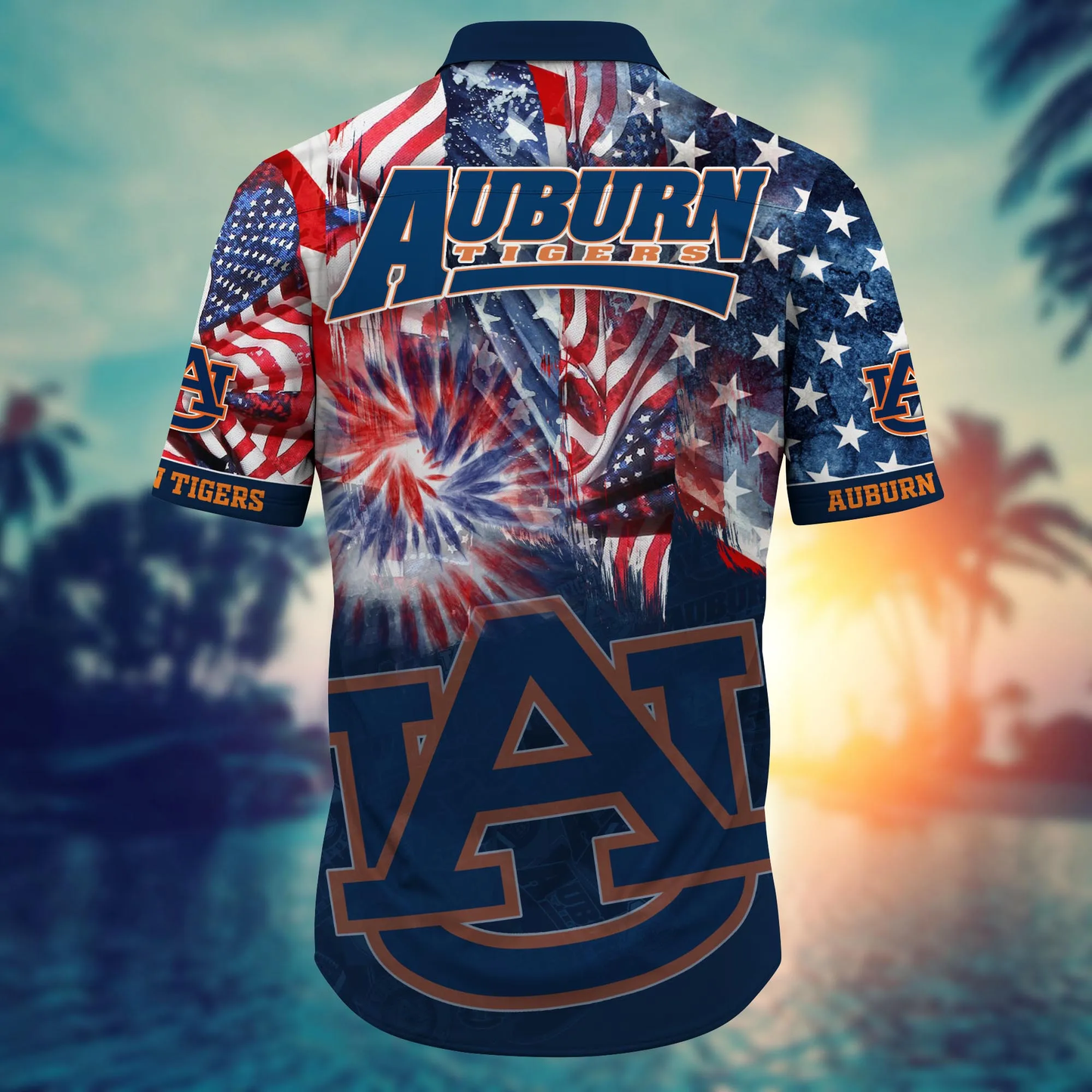 Auburn Tigers - Hawaii Shirt  For Fans, Summer Football Shirts VT-HW001