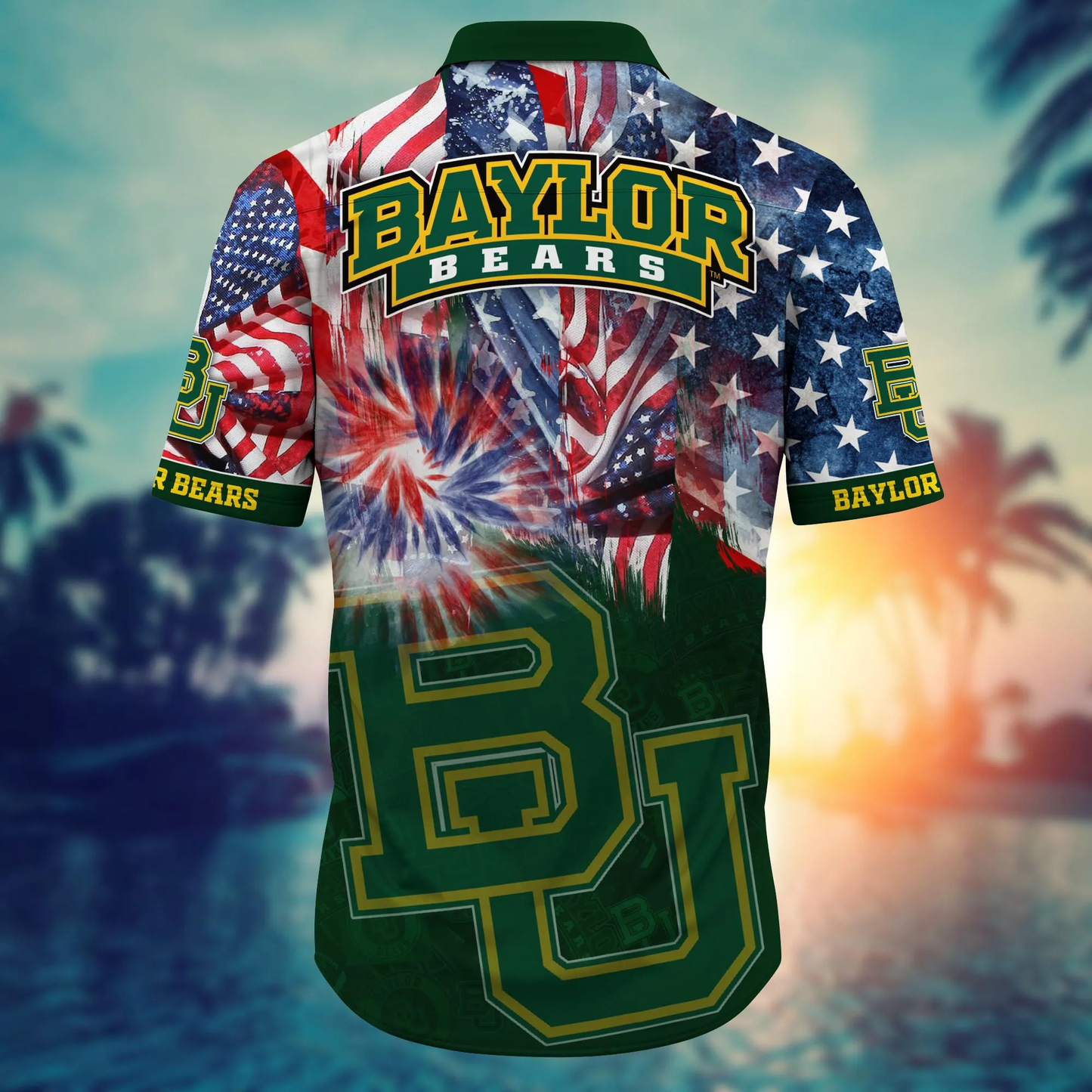 Baylor Bears - Hawaii Shirt  For Fans, Summer Football Shirts VT-HW001