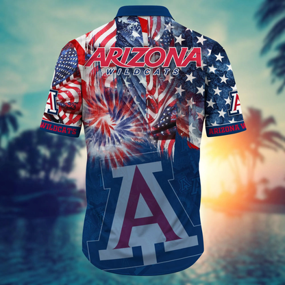 Arizona Wildcats - Hawaii Shirt  For Fans, Summer Football Shirts VT-HW001