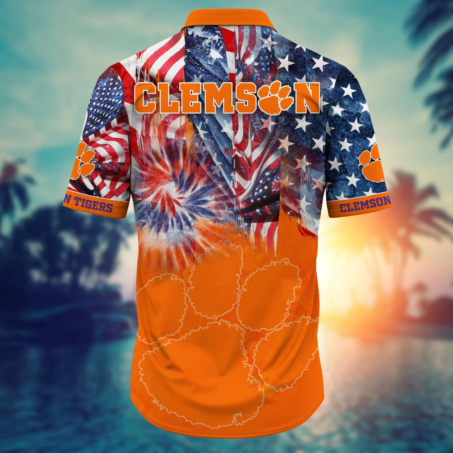 Clemson Tigers - Hawaii Shirt  For Fans, Summer Football Shirts VT-HW001