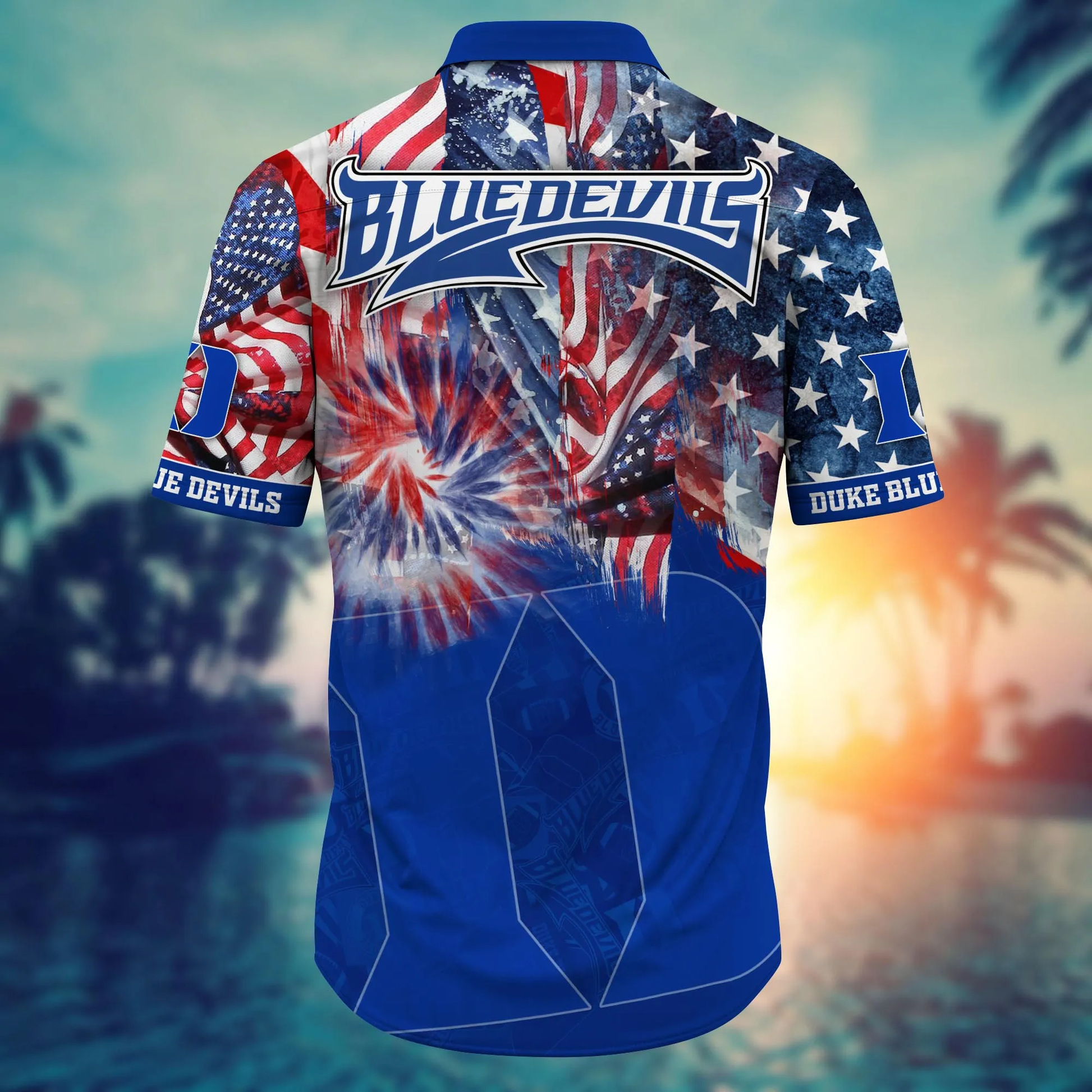 Duke Blue Devils - Hawaii Shirt  For Fans, Summer Football Shirts VT-HW001