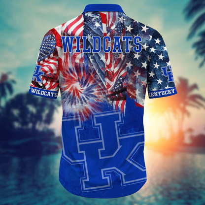 Kentucky Wildcats - Hawaii Shirt  For Fans, Summer Football Shirts VT-HW001