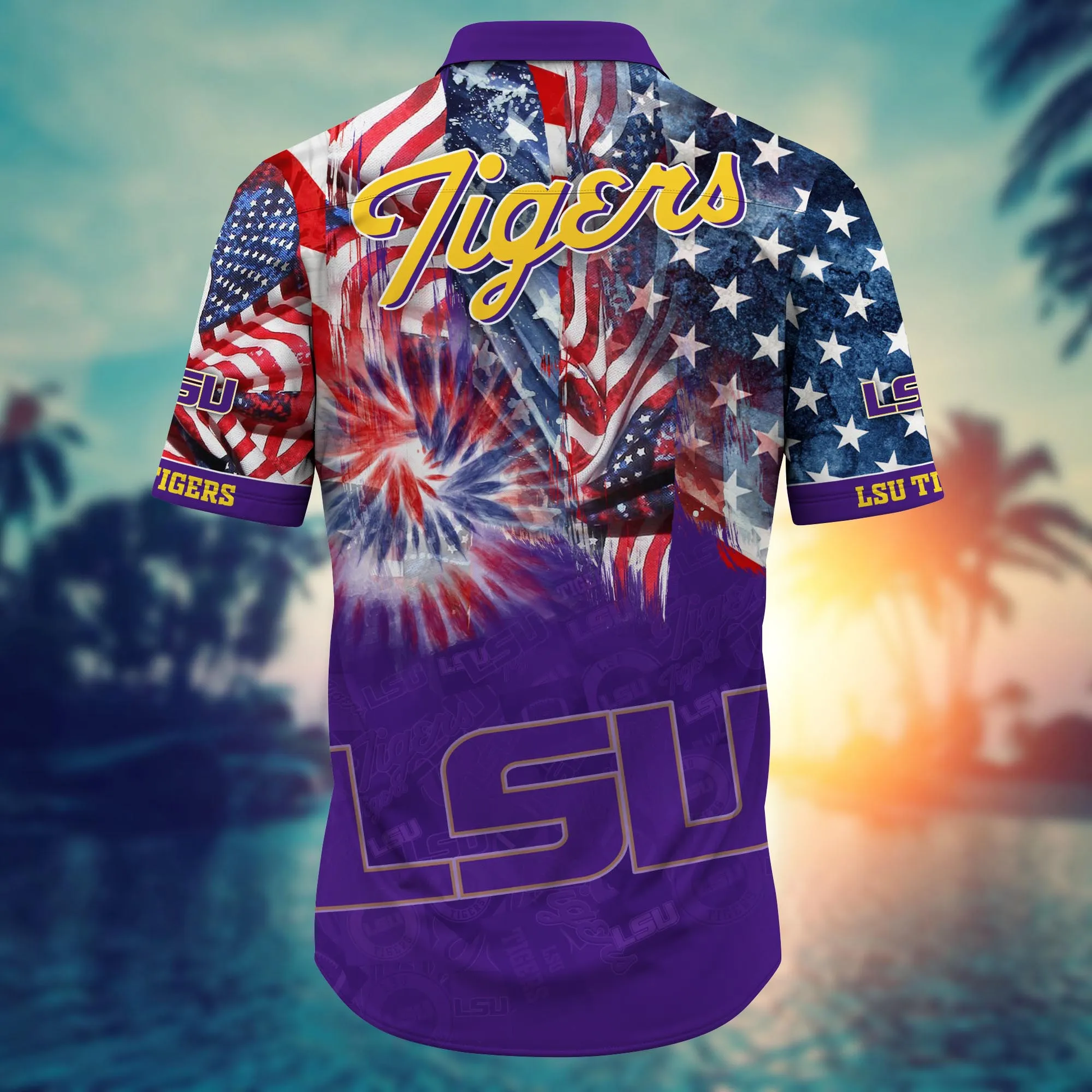 LSU TIGERS - Hawaii Shirt For Fans, Summer Football Shirts VT-HW001