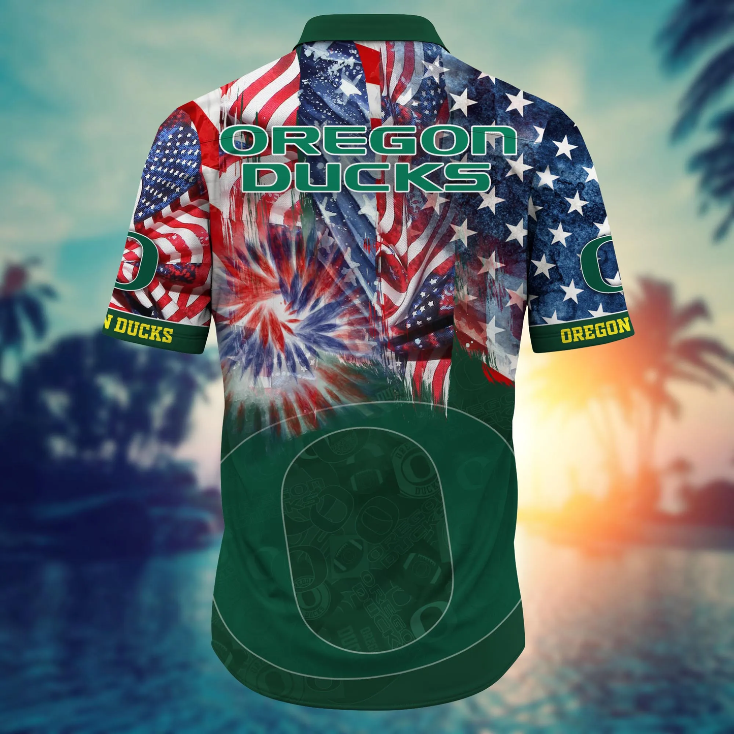 Oregon Ducks - Hawaii Shirt  For Fans, Summer Football Shirts VT-HW001