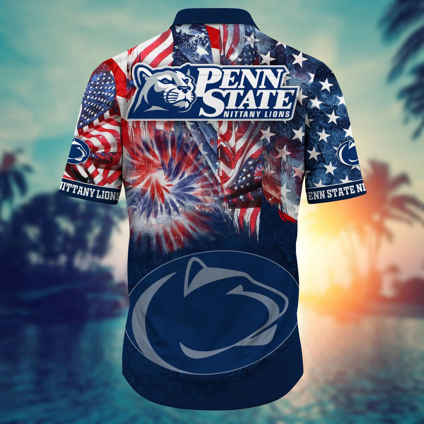 Penn State Nittany Lions - Hawaii Shirt  For Fans, Summer Football Shirts VT-HW001
