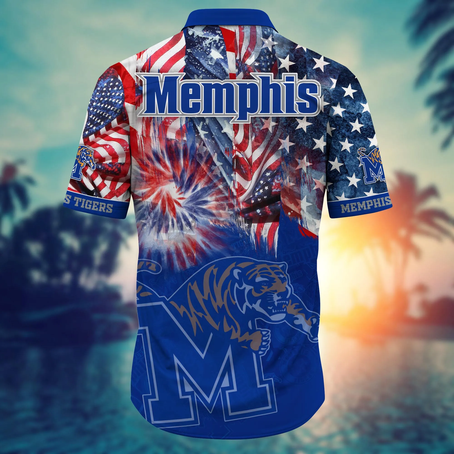 Memphis Tigers - Hawaii Shirt  For Fans, Summer Football Shirts VT-HW001