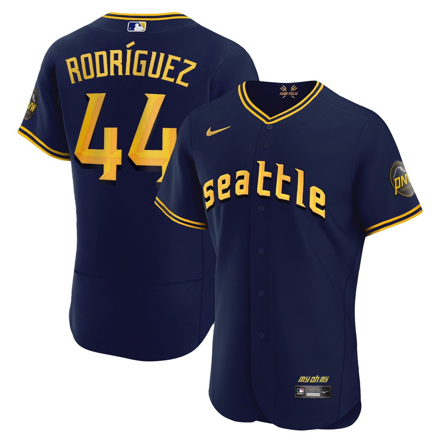 Seattle Mariners 2023 City Connect Collection Jersey - All Stitched