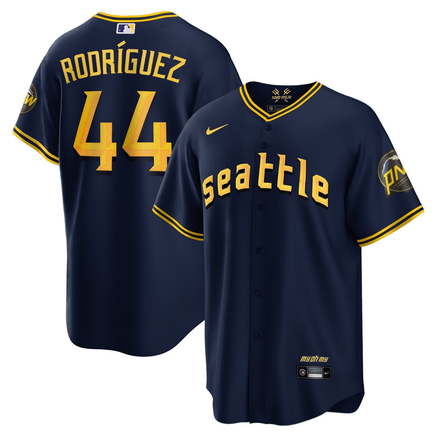 Seattle Mariners 2023 City Connect Collection Jersey - All Stitched