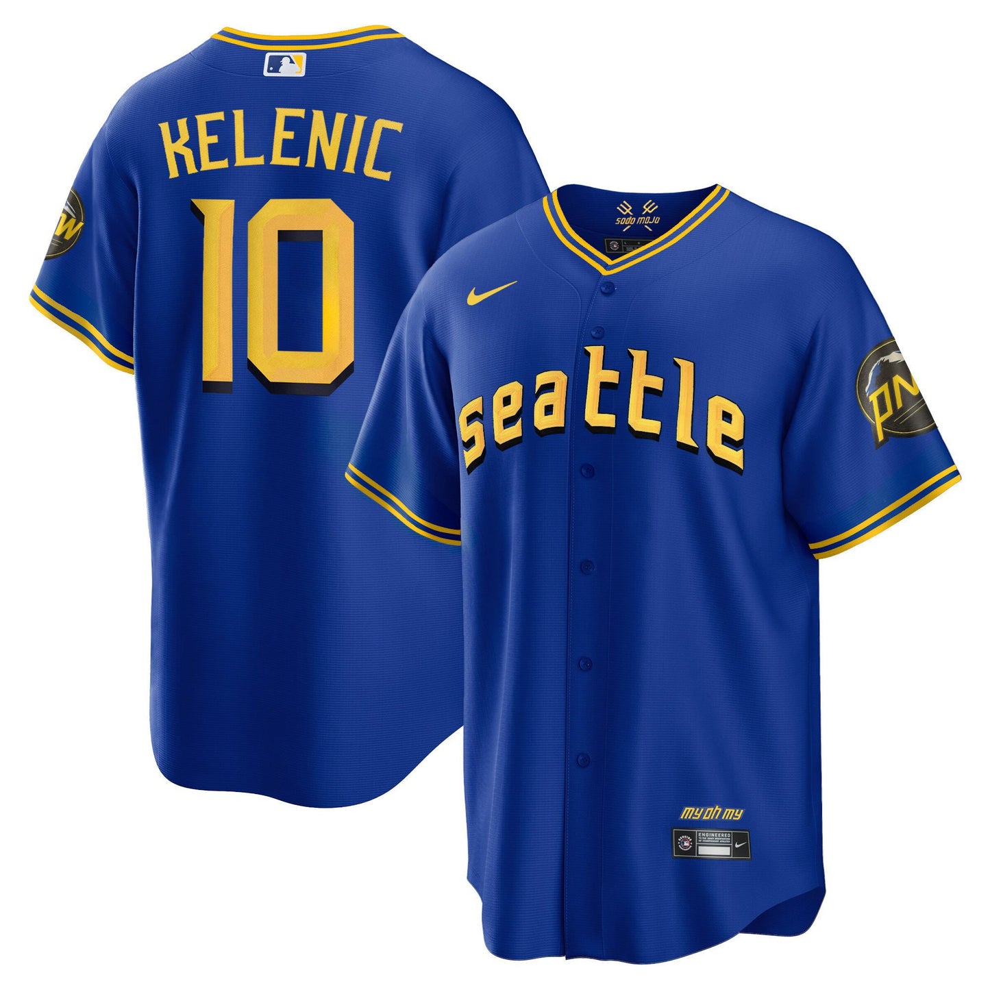 Seattle Mariners 2023 City Connect Collection Jersey - All Stitched