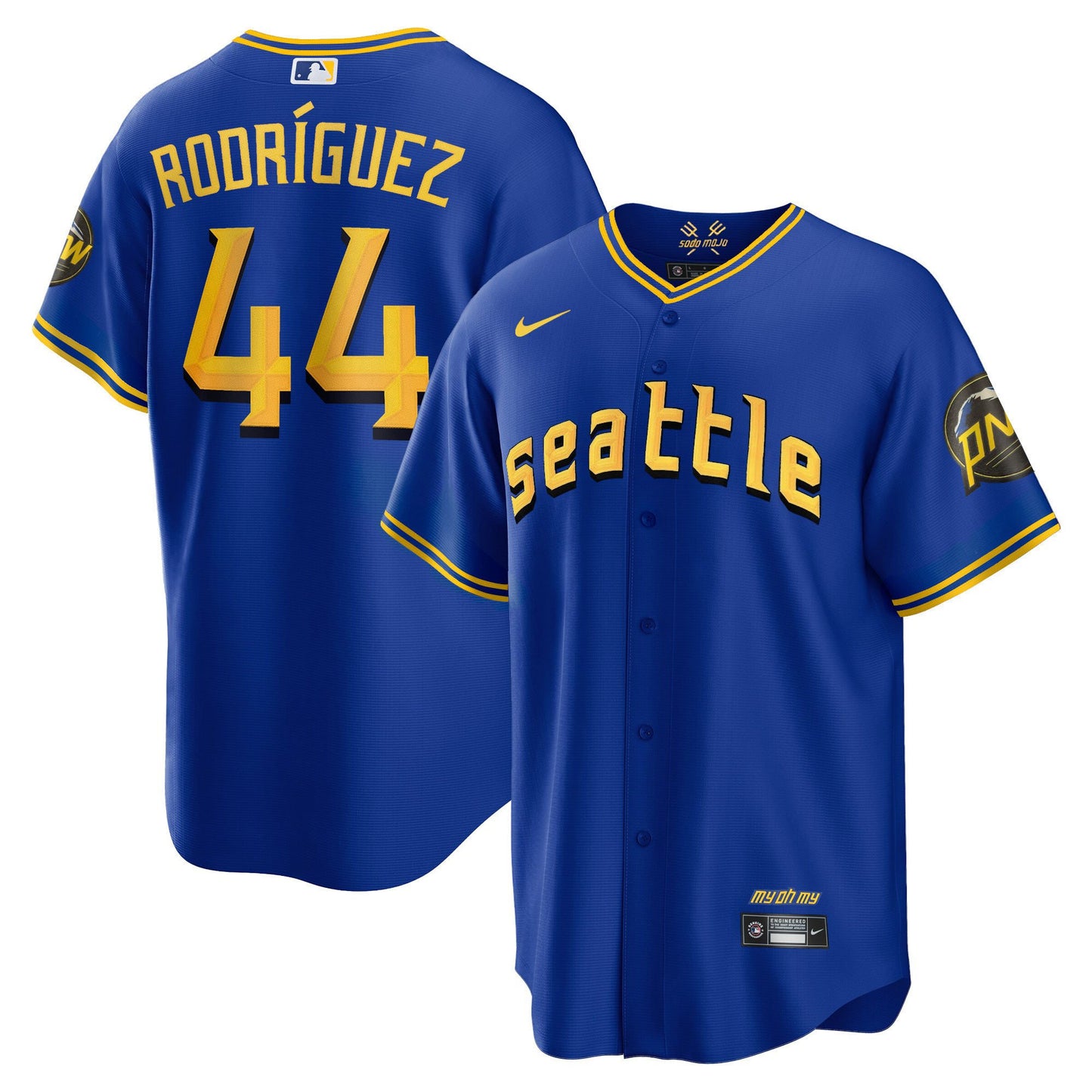 Seattle Mariners 2023 City Connect Collection Jersey - All Stitched