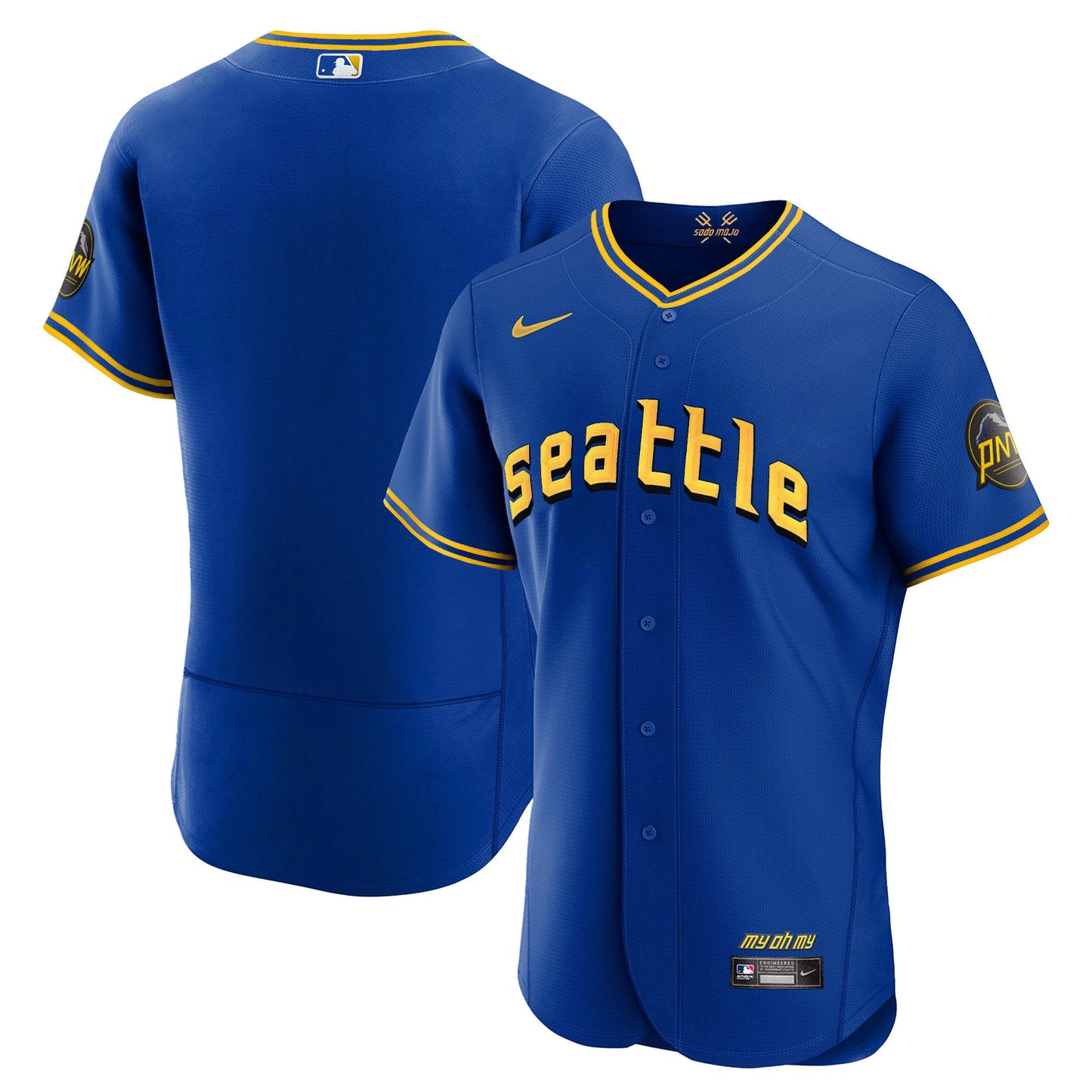 Seattle Mariners 2023 City Connect Collection Jersey - All Stitched