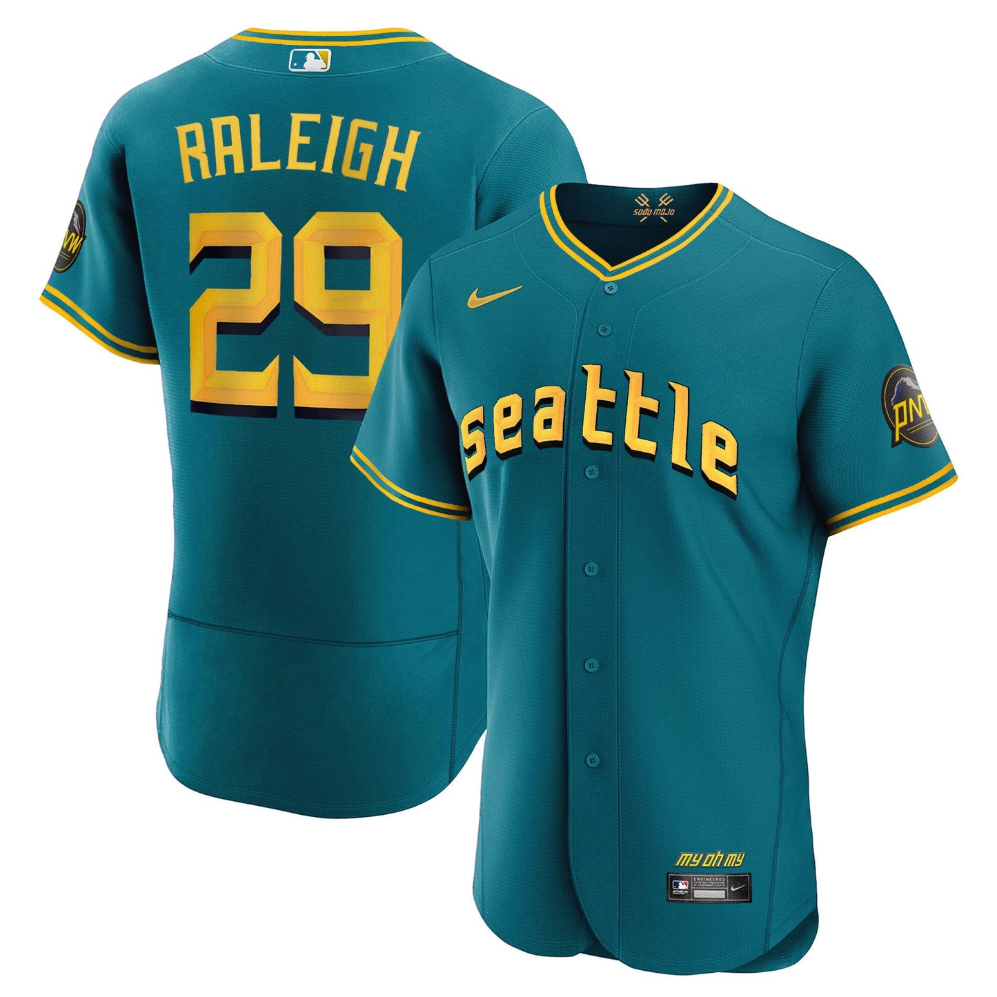 Seattle Mariners 2023 City Connect Collection Jersey - All Stitched