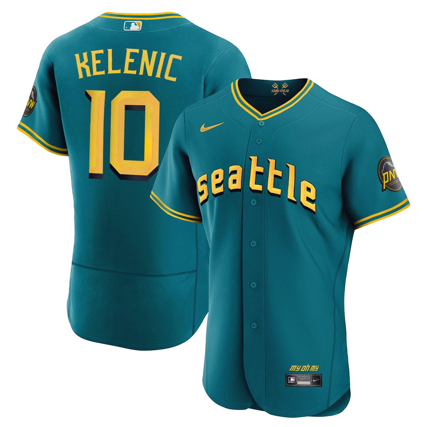 Seattle Mariners 2023 City Connect Collection Jersey - All Stitched