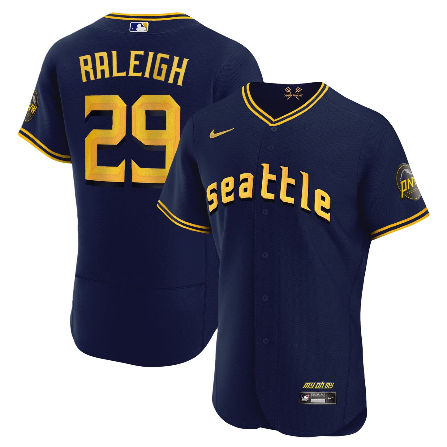 Seattle Mariners 2023 City Connect Collection Jersey - All Stitched