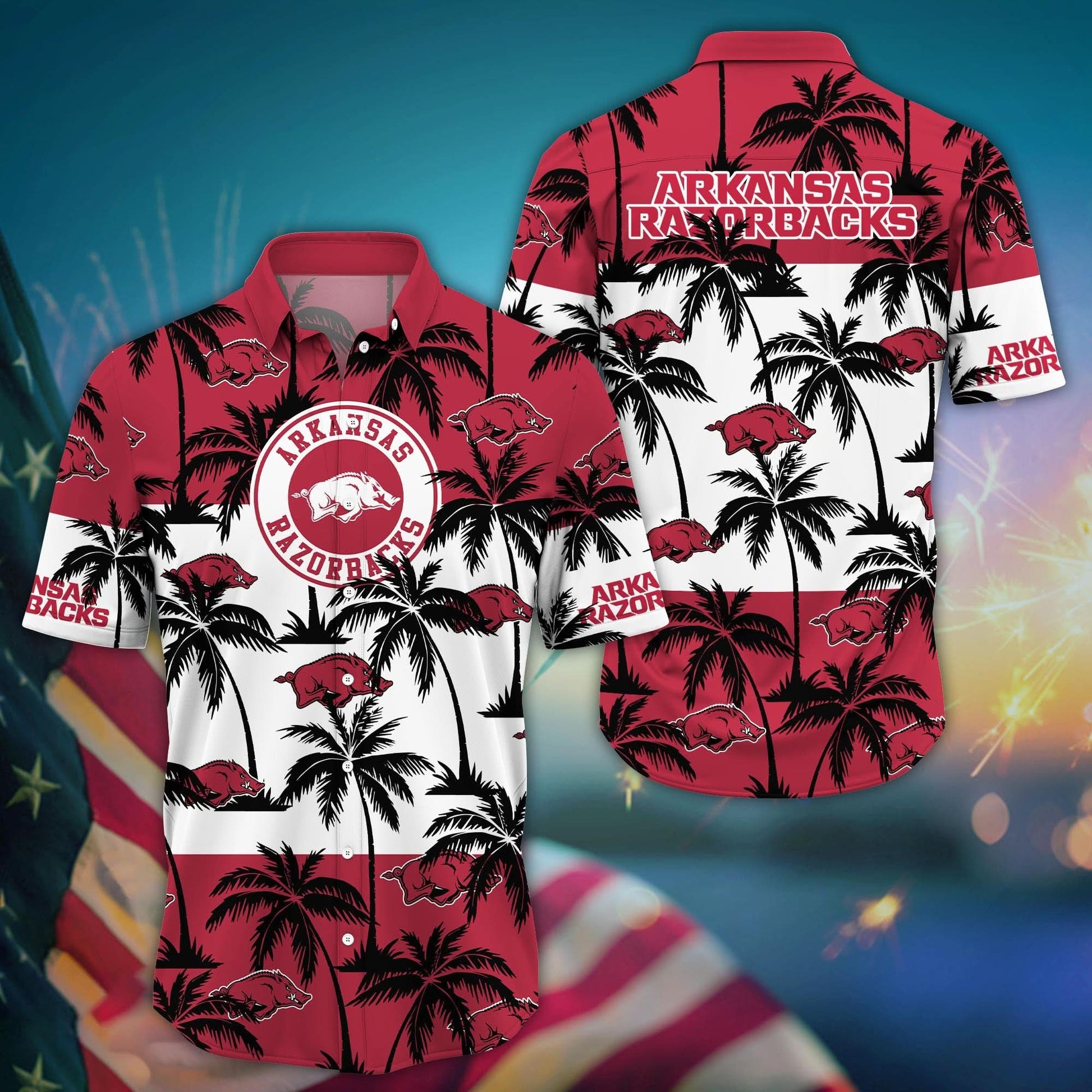 Arkansas Razorbacks - Aloha Shirt Trending Summer - Gift For Fan