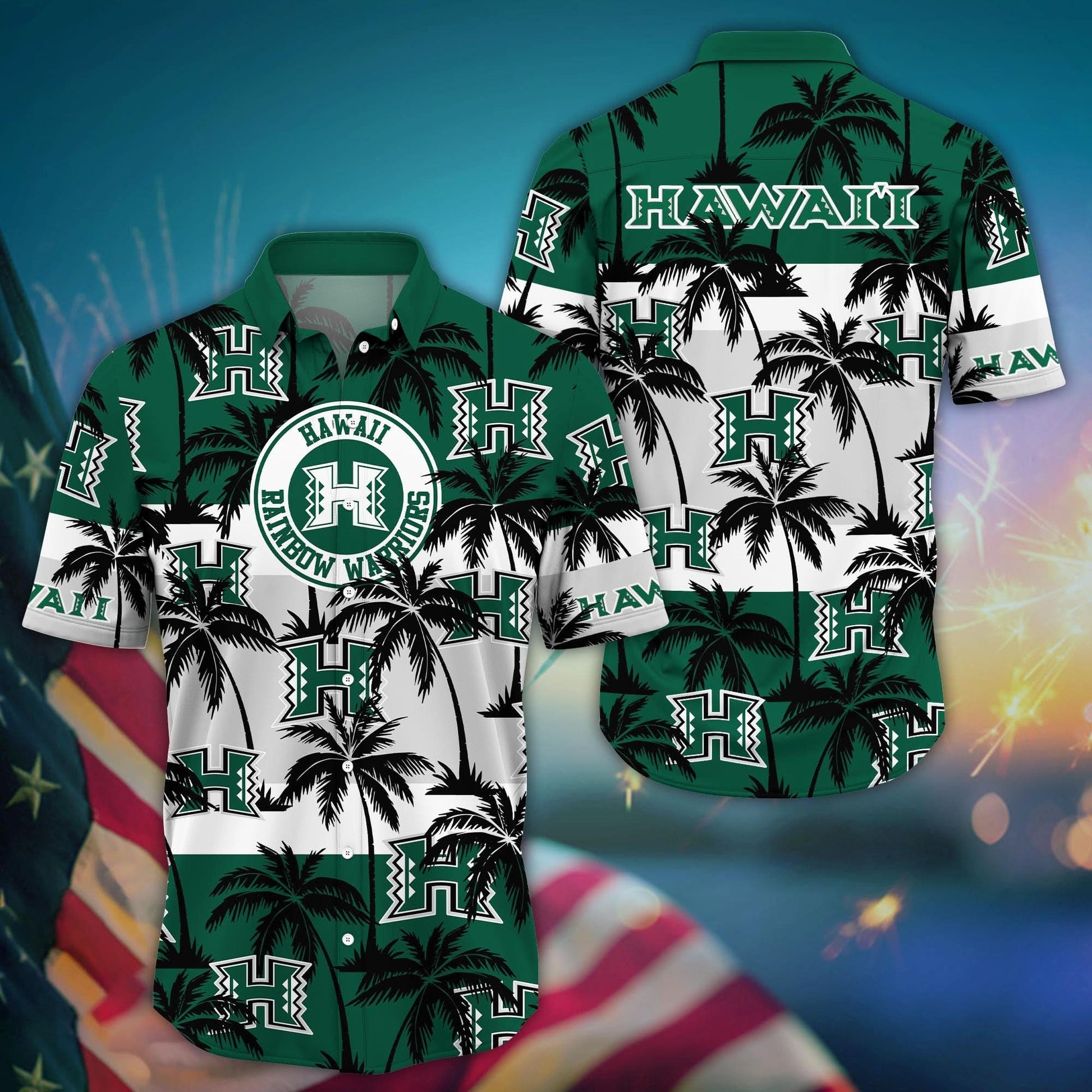 Hawaii Rainbow Warriors - Aloha Shirt Trending Summer - Gift For Fan