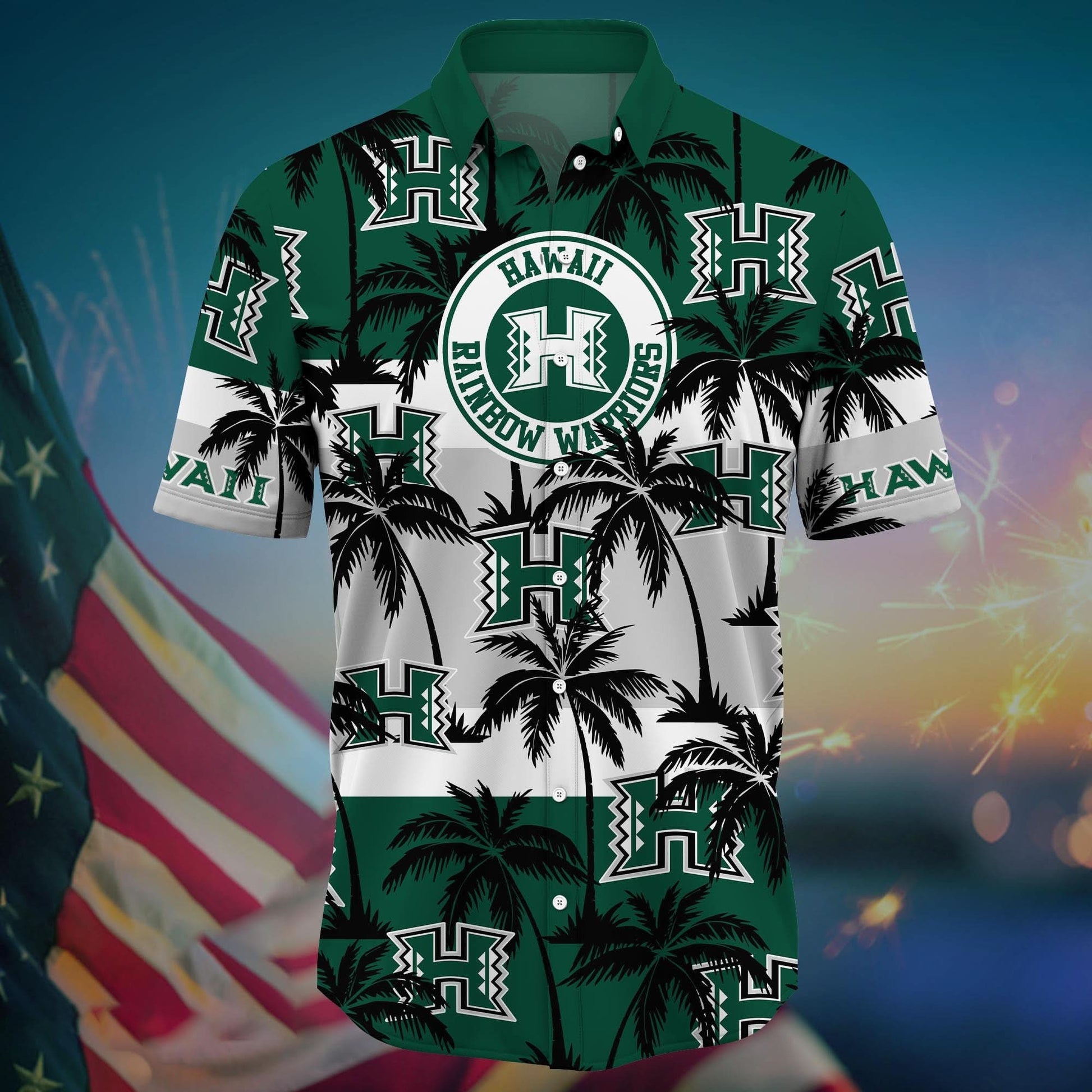Hawaii Rainbow Warriors - Aloha Shirt Trending Summer - Gift For Fan 