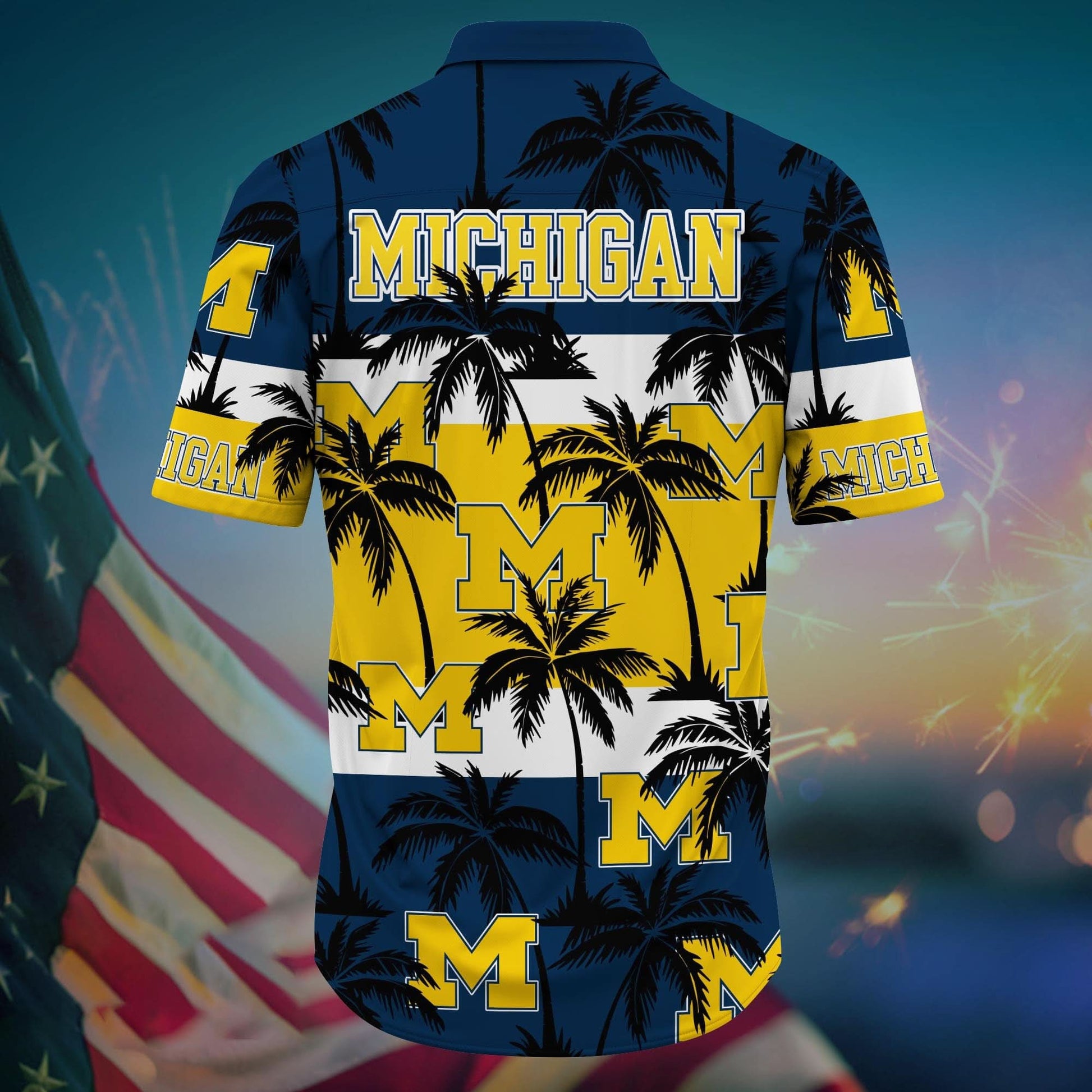 Michigan Wolverines - Aloha Shirt Trending Summer - Gift For Fan 