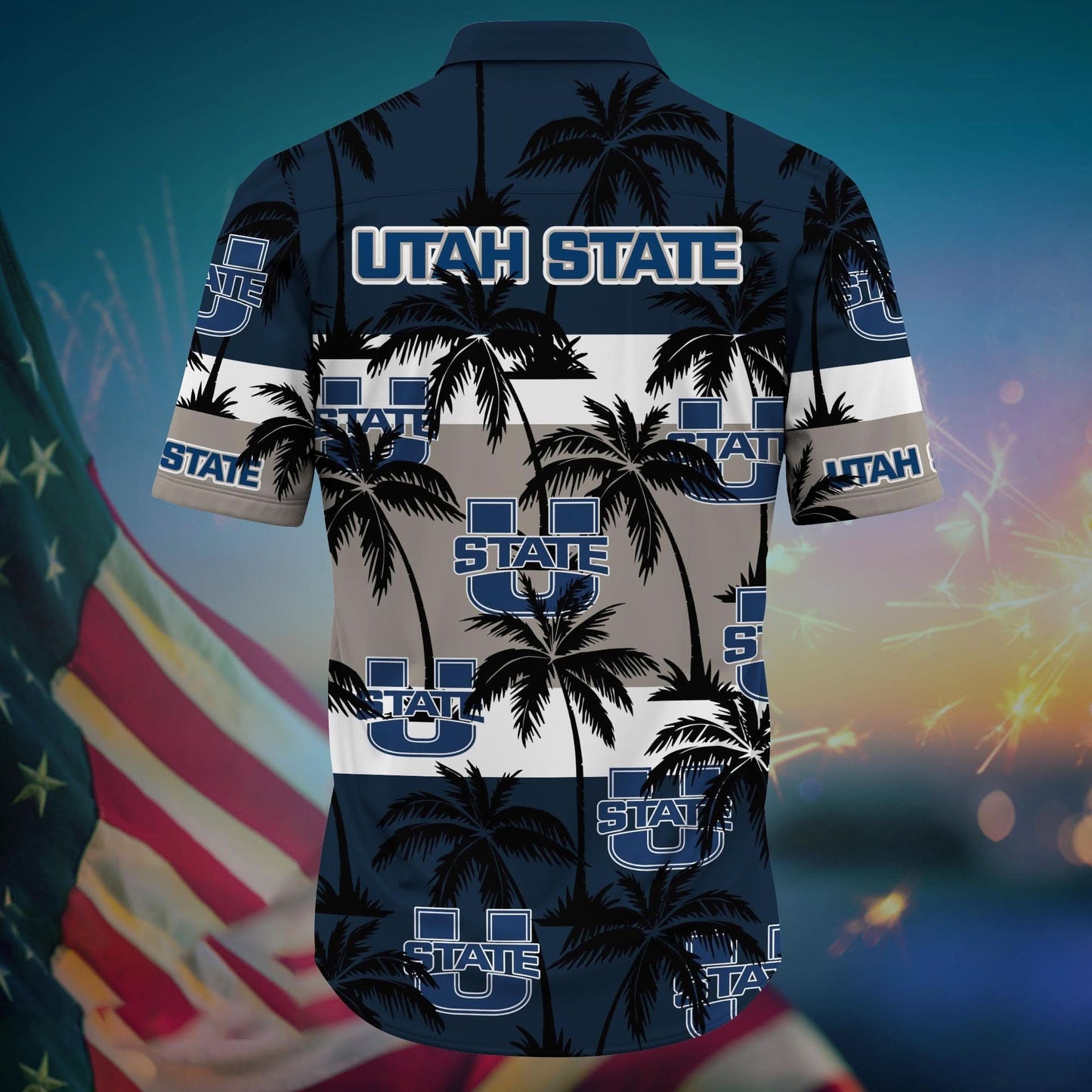 Utah State Aggies - Aloha Shirt Trending Summer - Gift For Fan 