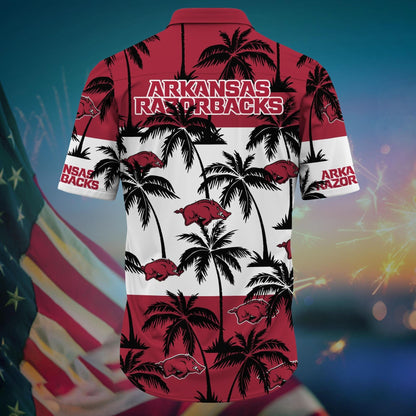 Arkansas Razorbacks - Aloha Shirt Trending Summer - Gift For Fan 