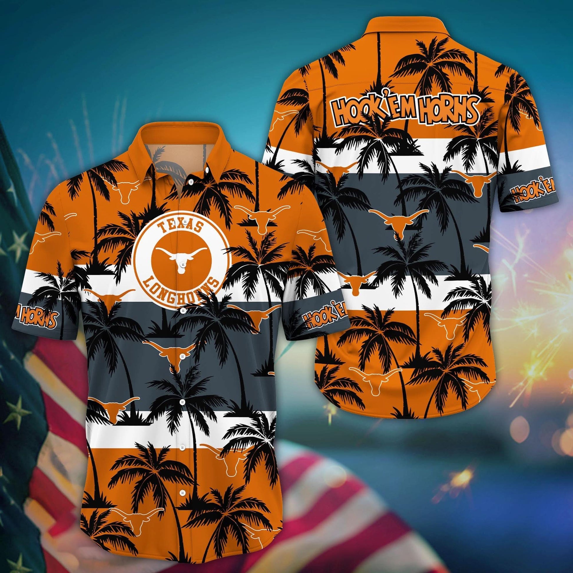 Texas Longhorns - Aloha Shirt Trending Summer - Gift For Fan