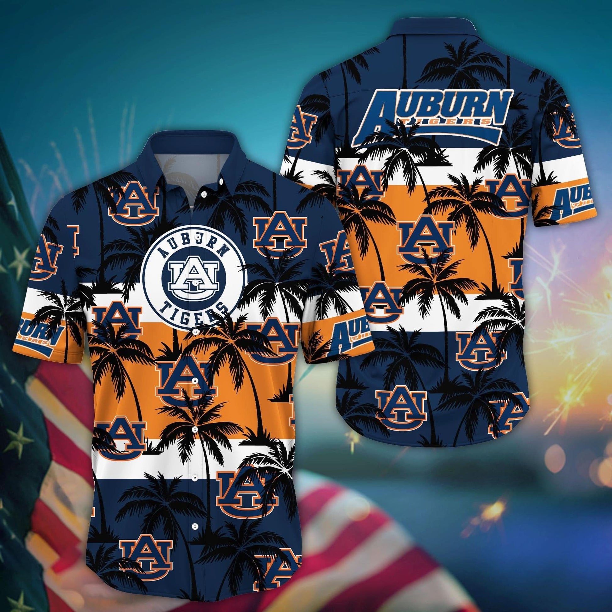 Auburn Tigers - Aloha Shirt Trending Summer - Gift For Fan 