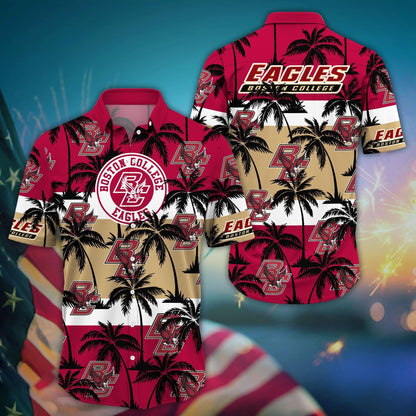 Boston College Eagles - Aloha Shirt Trending Summer - Gift For Fan 
