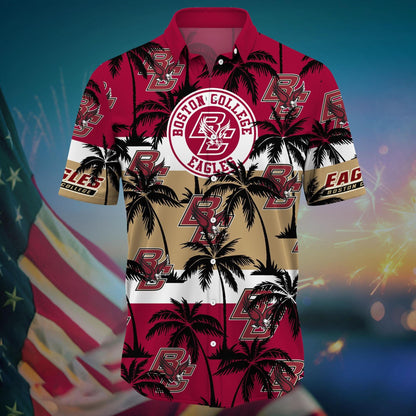 Boston College Eagles - Aloha Shirt Trending Summer - Gift For Fan 