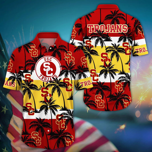 USC Trojans - Aloha Shirt Trending Summer - Gift For Fan 