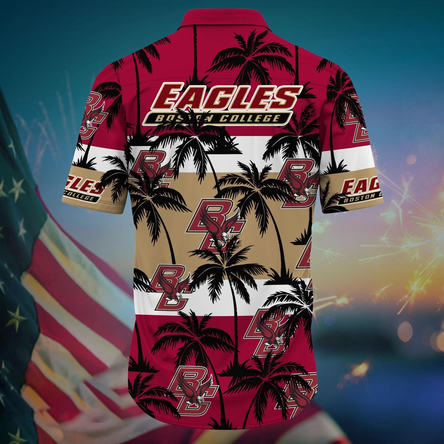 Boston College Eagles - Aloha Shirt Trending Summer - Gift For Fan 