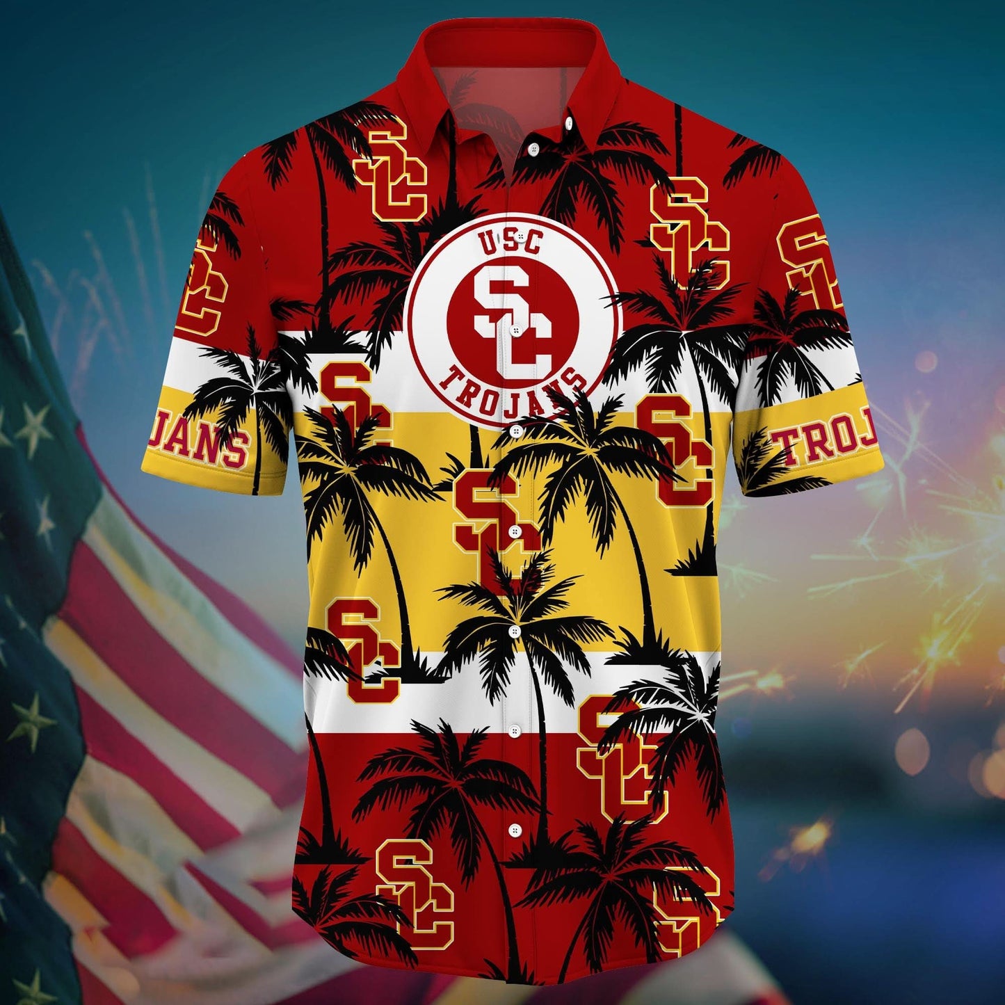 USC Trojans - Aloha Shirt Trending Summer - Gift For Fan 