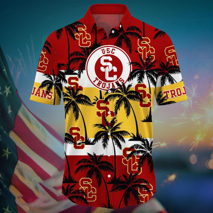 USC Trojans - Aloha Shirt Trending Summer - Gift For Fan 