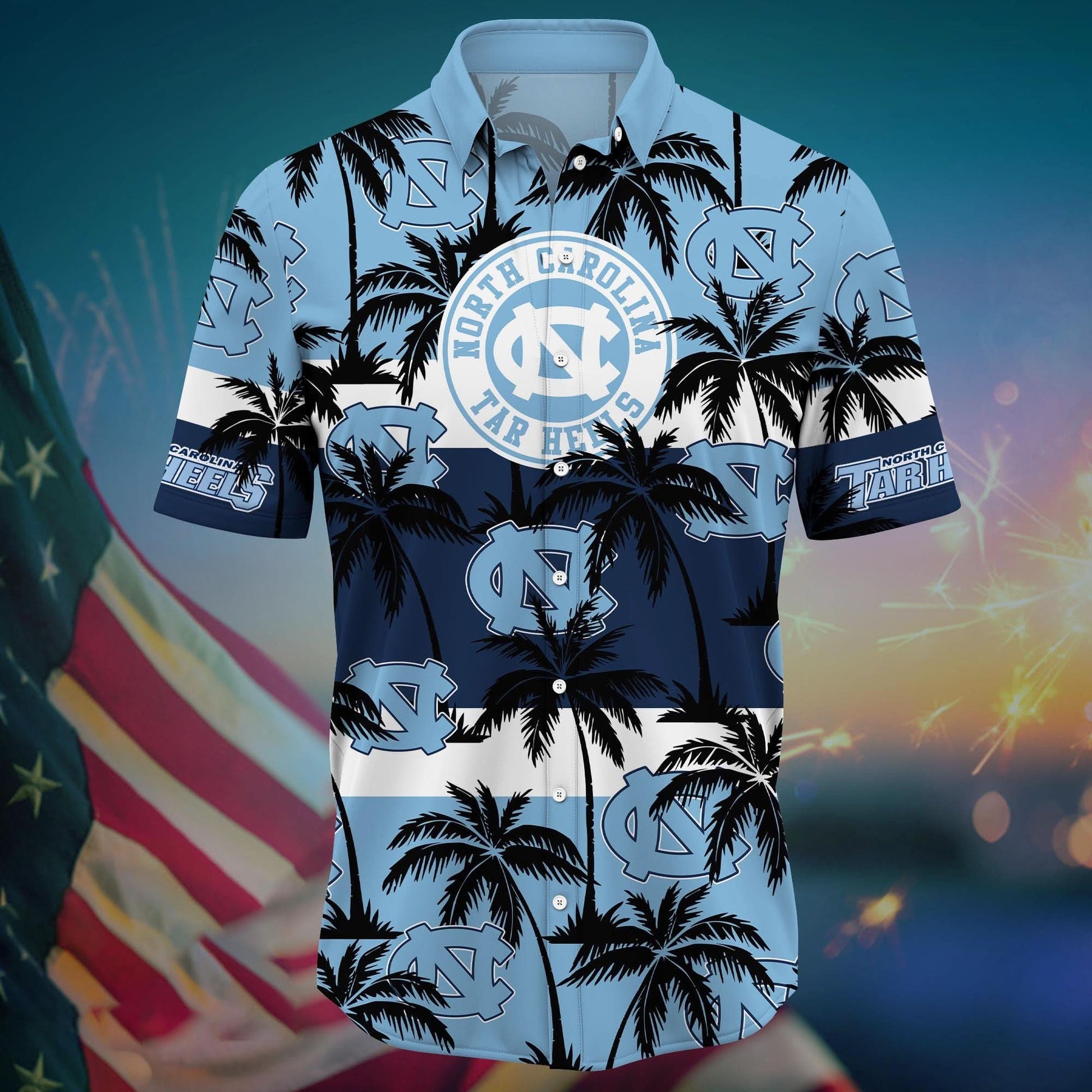 North Carolina Tar Heels - Aloha Shirt Trending Summer - Gift For Fan 